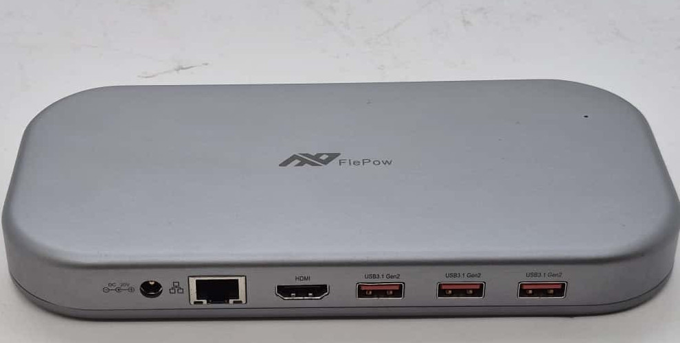 FlePow Thunderbolt 3 Docking Model:UCN3282 - No Power Adapter