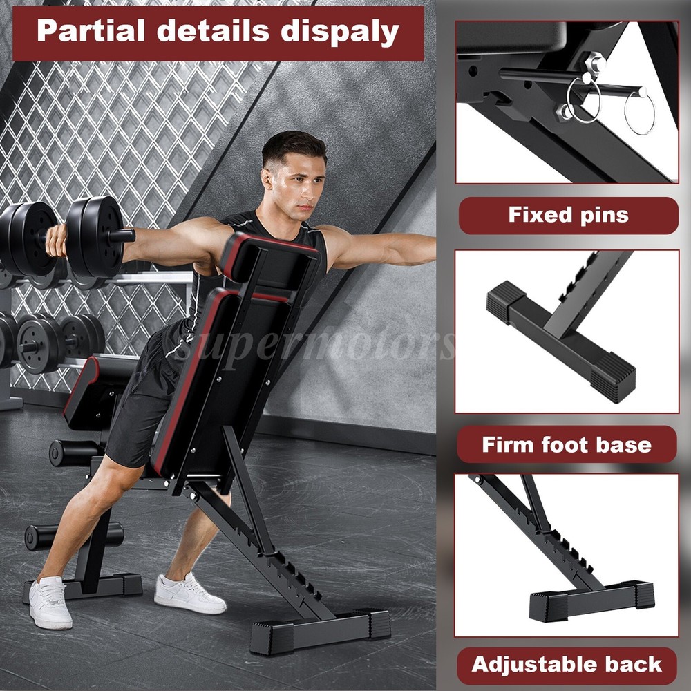 Folding Weight Bench Adjustable Workout Bench for Home Exercise bench Gym Bench