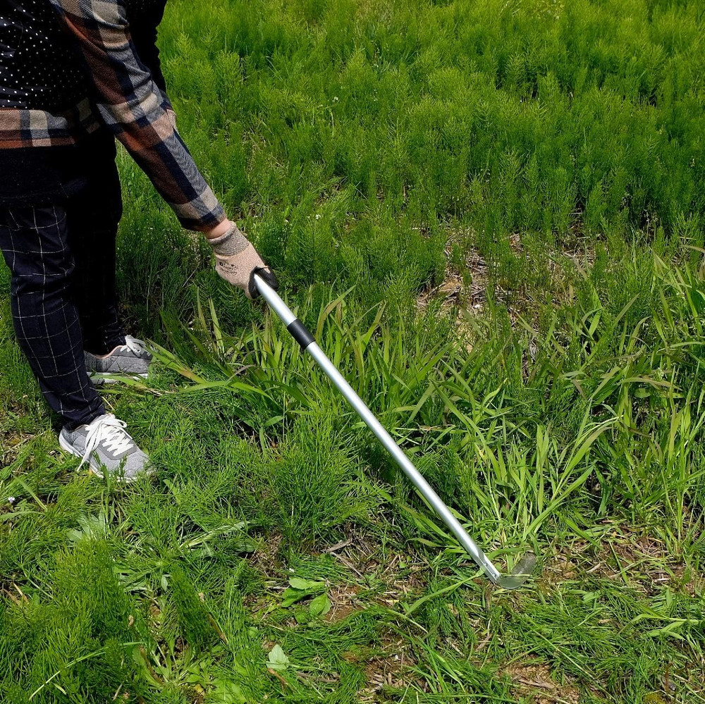 Japanese Garden Weeding Tools Set - Sickle, Root Puller & Rake Combo