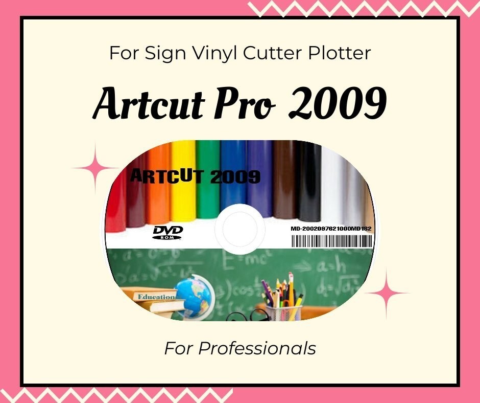 ARTCUT 2009 SOFTWARE VINYL CUTTER PLOTTER - PRO SIGN MAKING