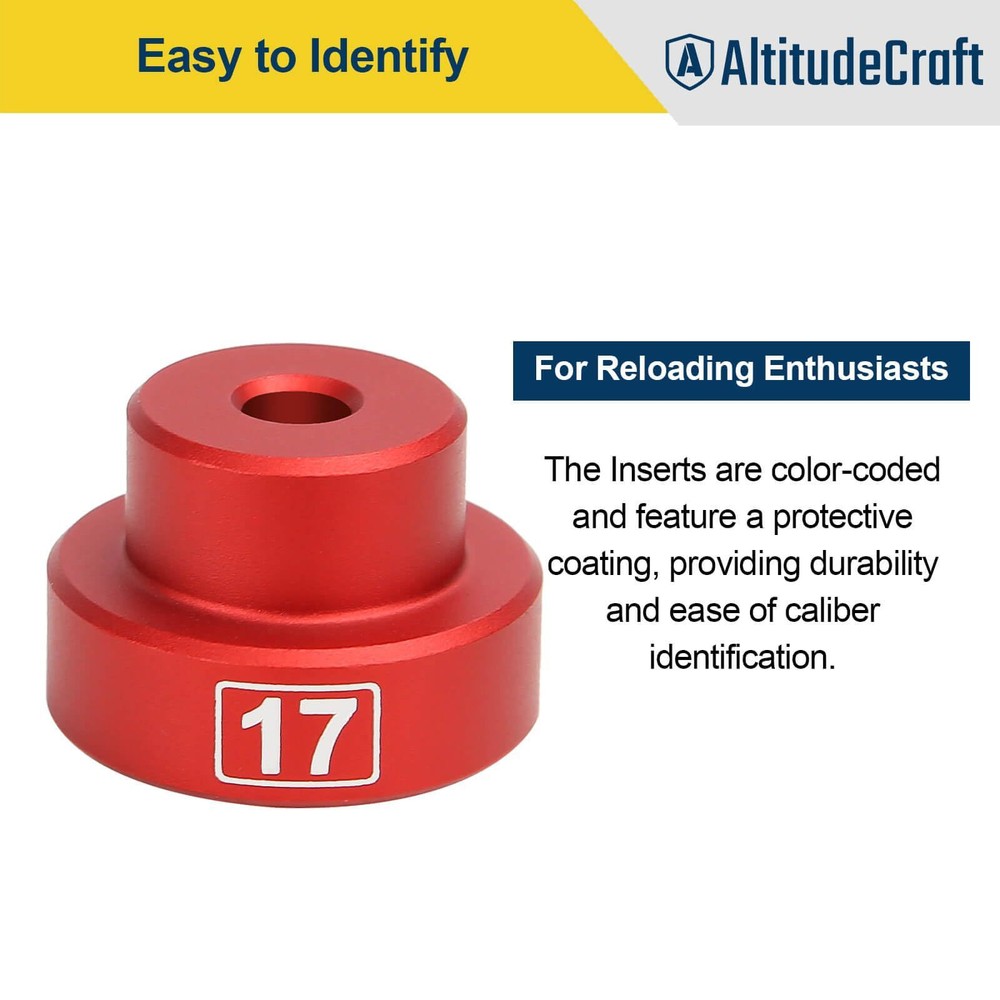 Bullet Comparator 21 PCS Set Kits w/ 14 Inserts Precision Ammo Reloading Supply