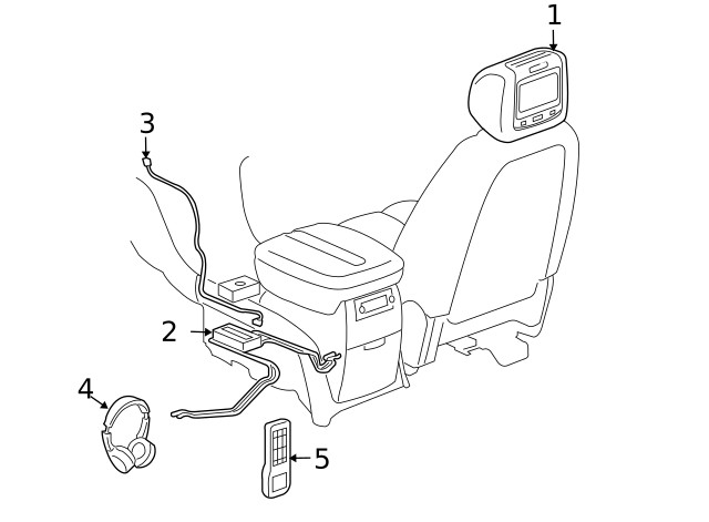 Genuine GM DVD Unit 22840152