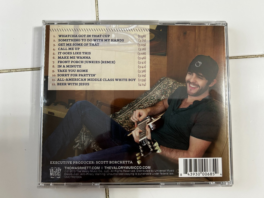 Thomas Rhett Autographed Signed CD Booklet It Goes Like This