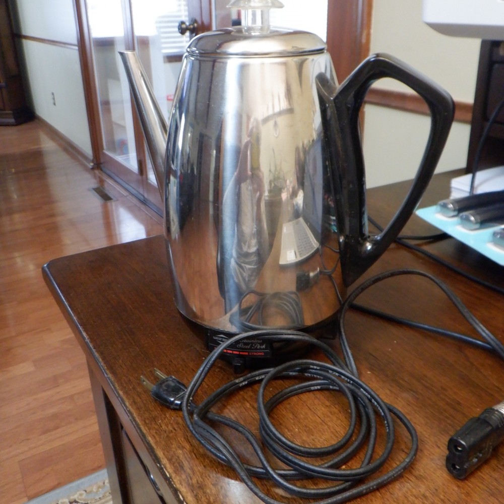 West Bend 9 Cup Stainless Steel Percolator