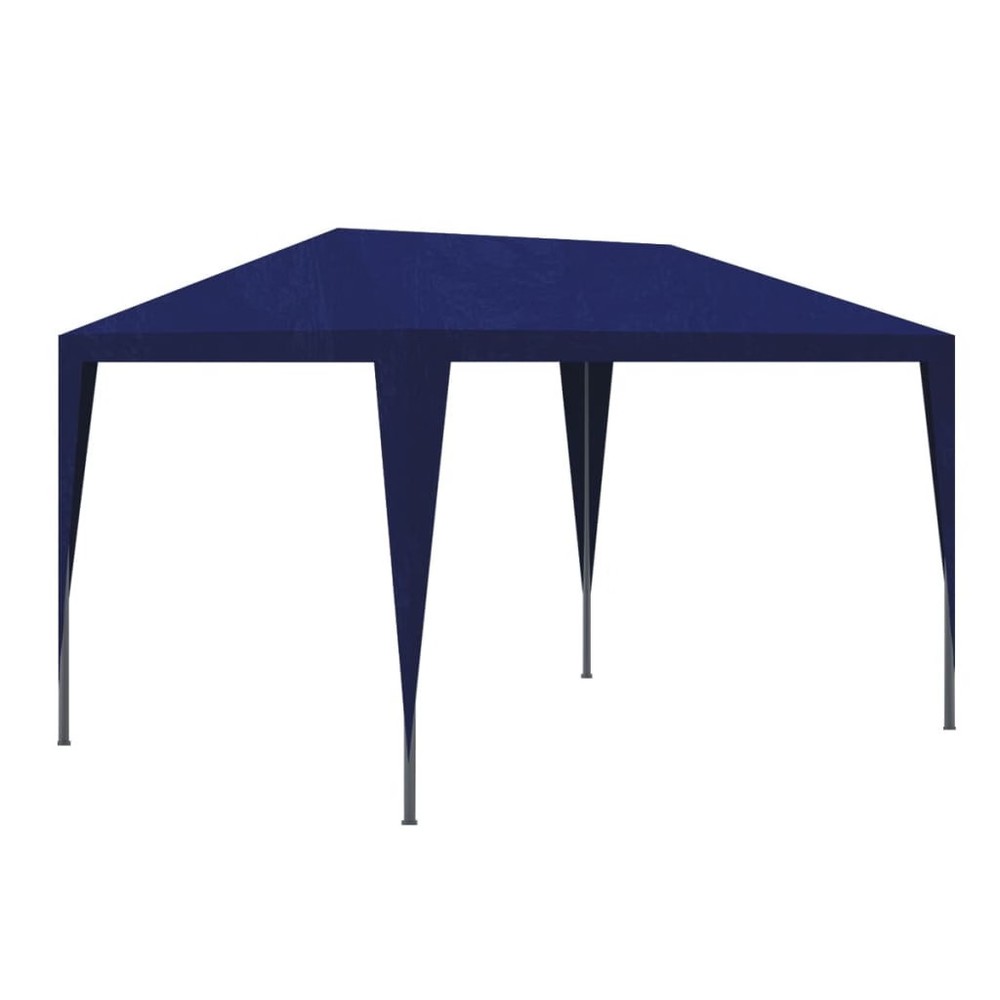Gazebo Blue Polyethylene, Steel Large Foldable Gazebo Square