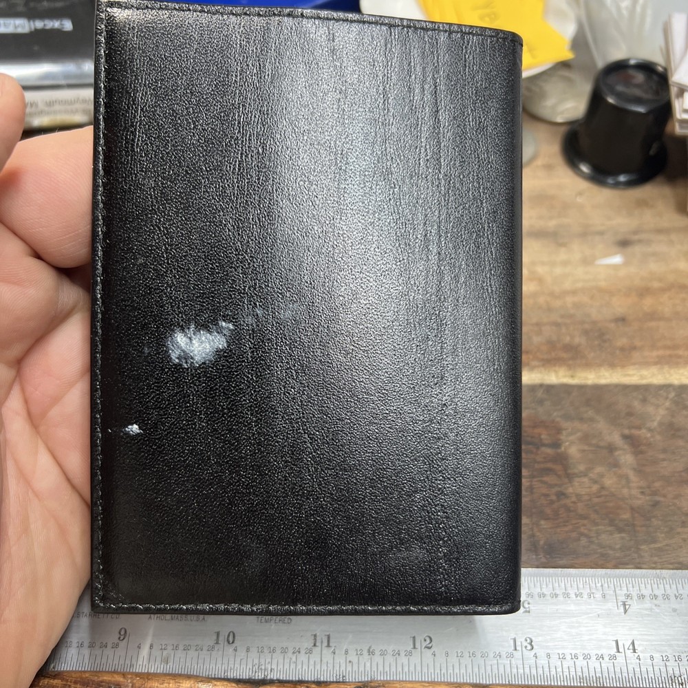 Vintage Day Timer Leather Passport Fold - Light Use