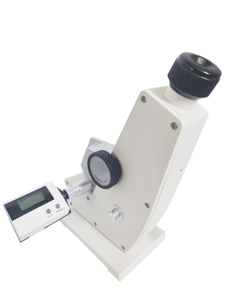 Laboratory Monocular Abbe Refractometer Refractive Index nD 1.3000～1.7000