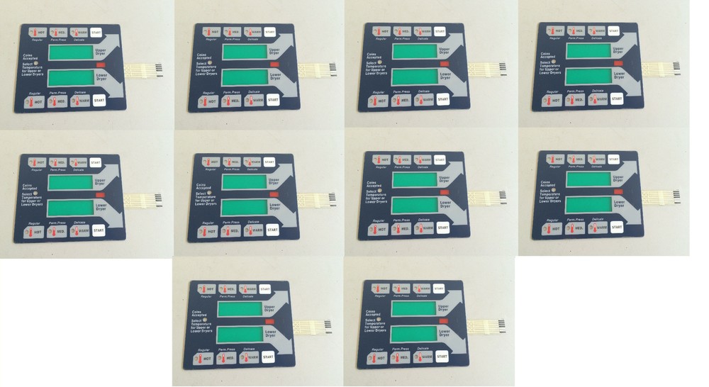 10 Dexter Stack Dryer Computer Bottom Touch Pad  # 9801-059-002