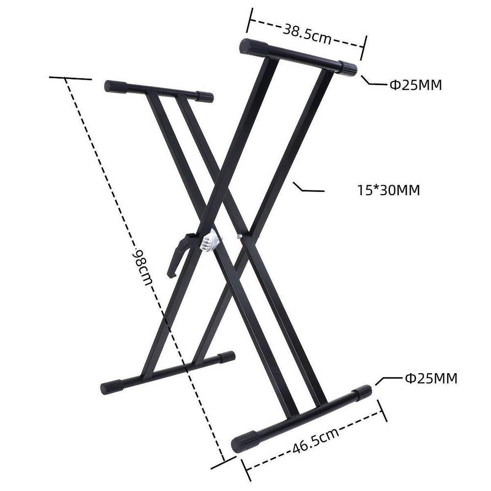 Keyboard Stand Sturdy Durability Stability Folding x Height Adjustable