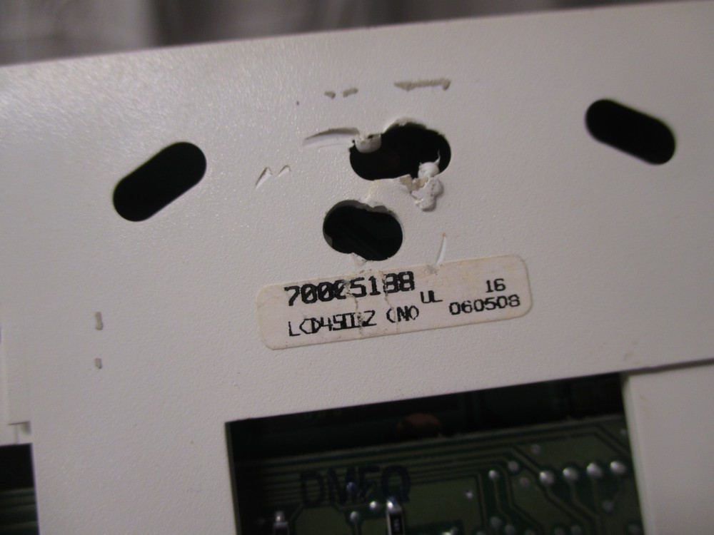 DSC LCD4500Z LCD Keypad Without Rear Panel | Works Great