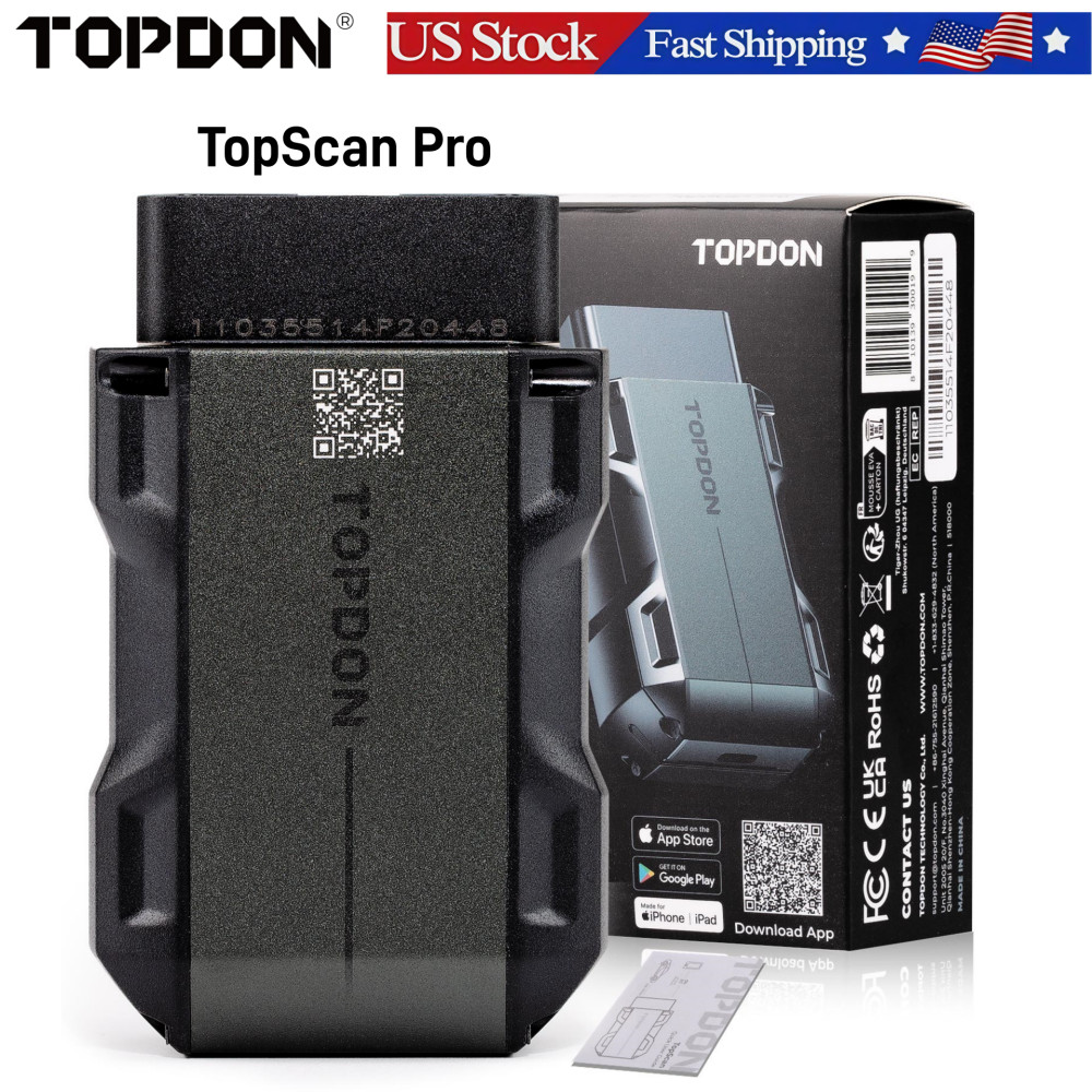 TOPDON TopScan PRO Mid-level Diagnostic Tool For Tire Pressure Reset/Read Code