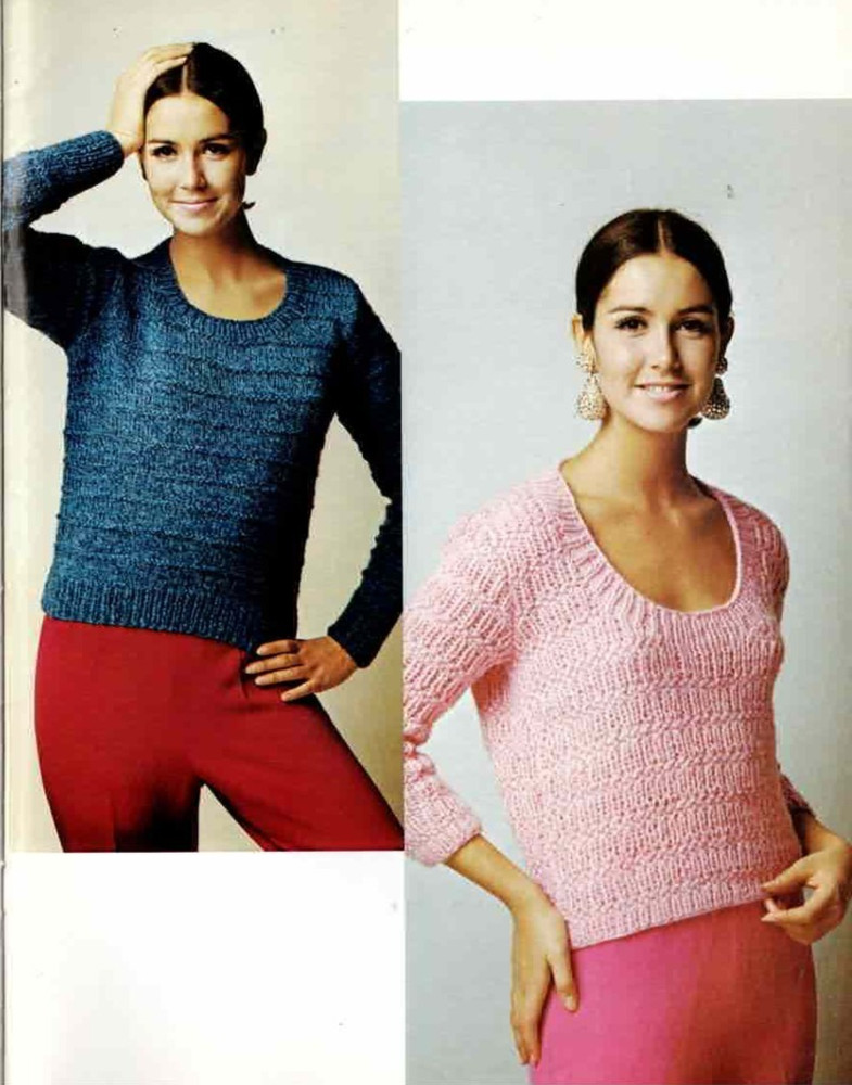 Spinnerin Knitting Pattern Lesson 3 Sweater Patterns Stitches Classic Patterns