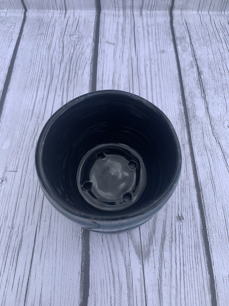 Handmade Ceramic Stoneware Small Planter With Drainage Holes