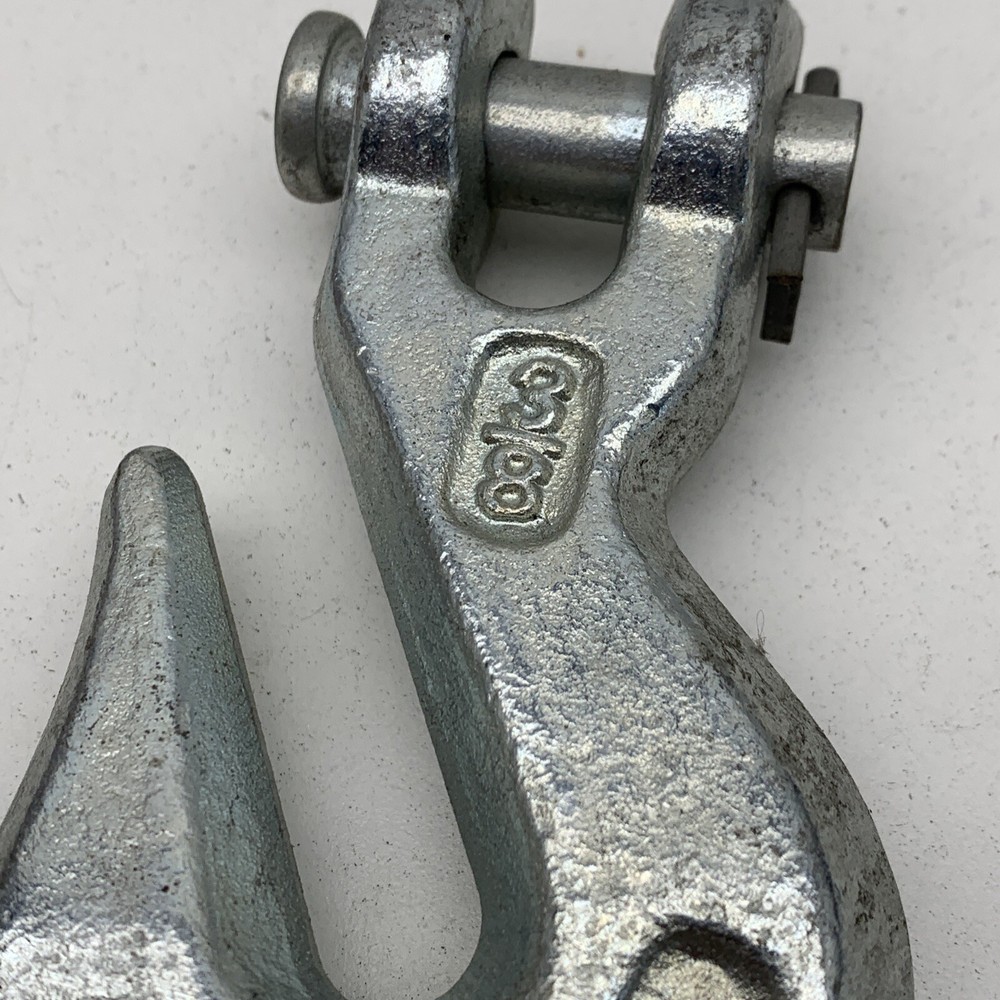 High Test Zinc Plated Clevis Grab Hook 3/8"