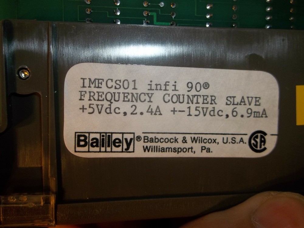 ABB BAILEY IMFCS01 IMFCSO1 INFI 90 FREQUENCY COUNTER SLAVE PLC MODULE (SS1)