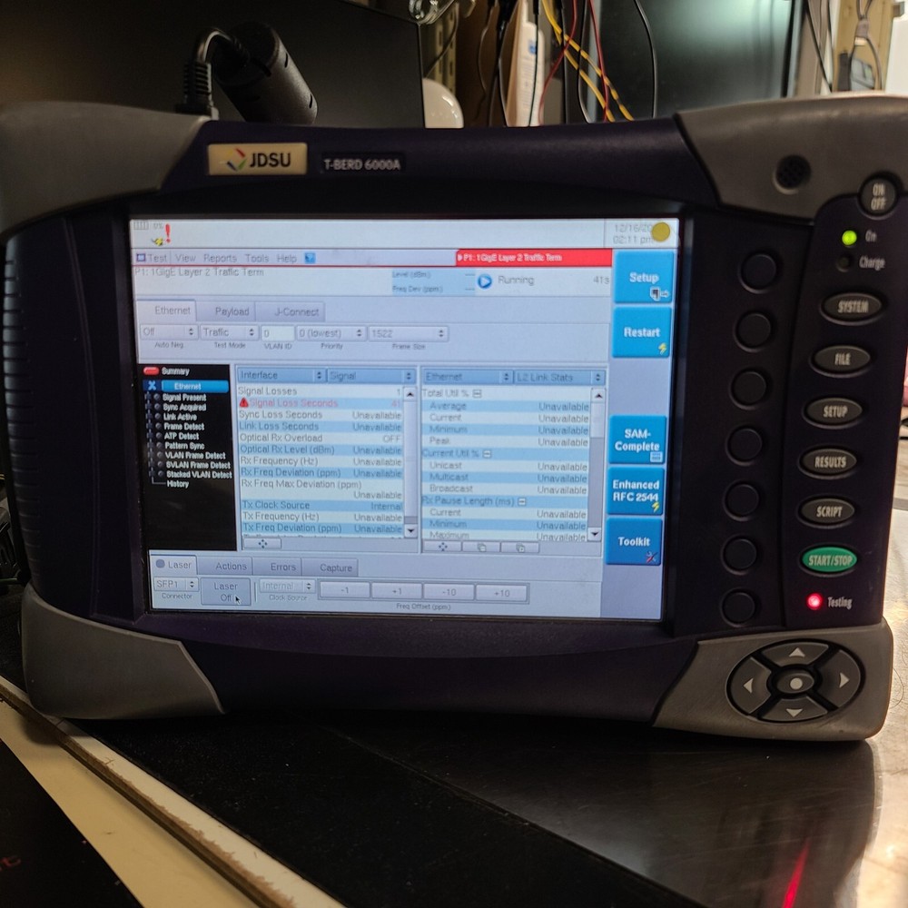 JDSU T-BERD 6000A W/ MSAM C0404 Module