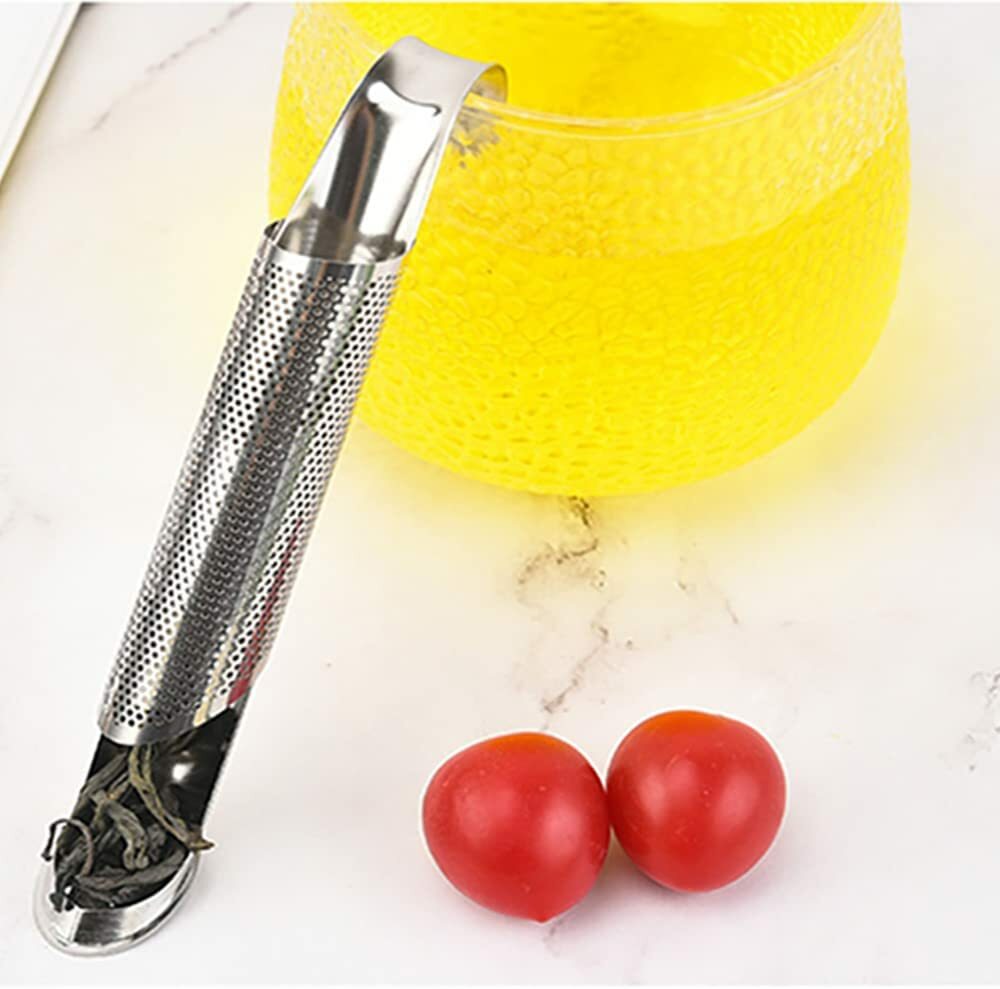 Stainless Steel Tea Infuser Strainer Obsterm Steeper Tea Diffuser w/ Hook Hanger