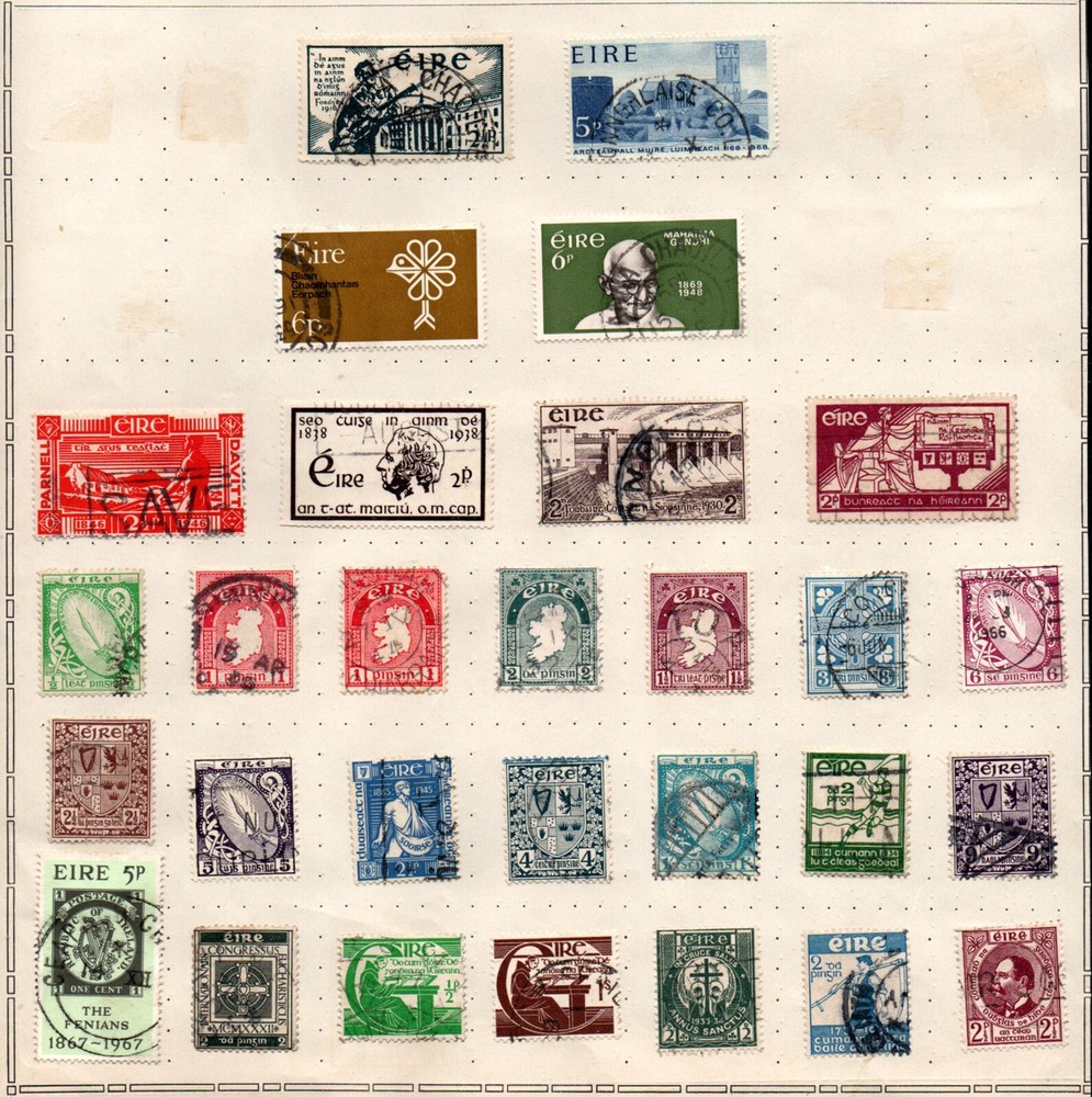 Ireland Eire selection of 29 used.