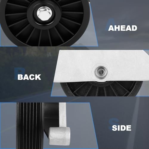 A/C Compressor Bypass Pulley 34207 Durable Replacement for Smooth AC