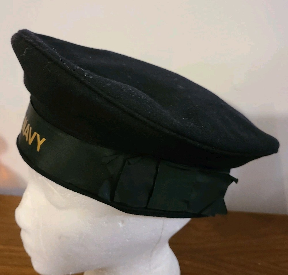 WWII USN Navy Donald Duck Hat Personalized