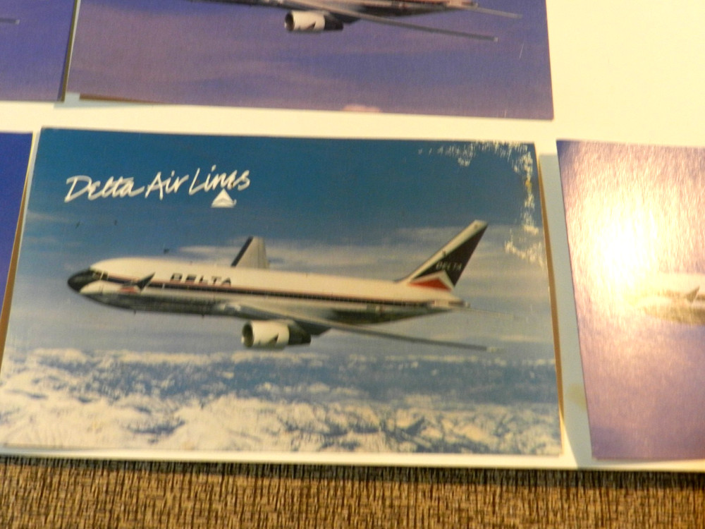 LOT- 7 Vintage Delta 767 Postcards