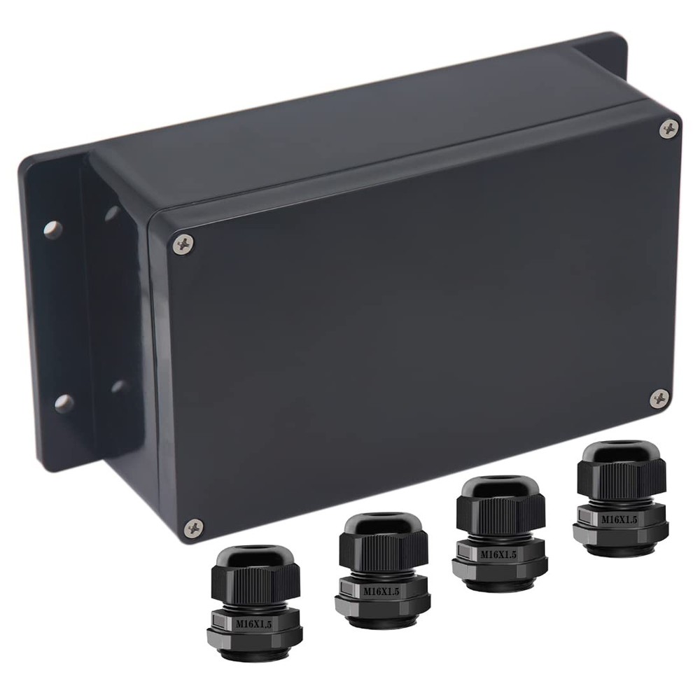 Junction Box IP65 Waterproof ABS Plastic Electrical Project Case Power Juncti...