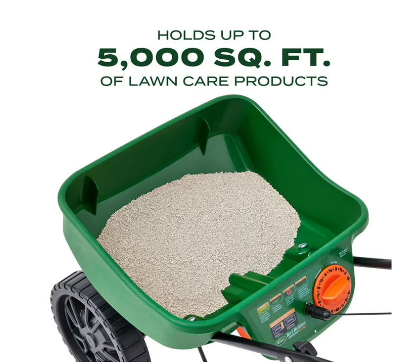 Turf Builder EdgeGuard Mini Broadcast Spreader
