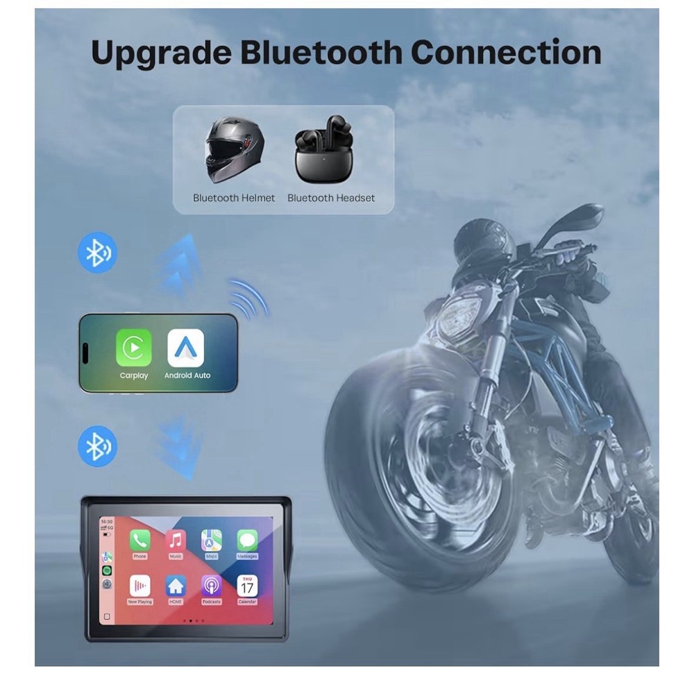 carplay motorcycle 5 Inch