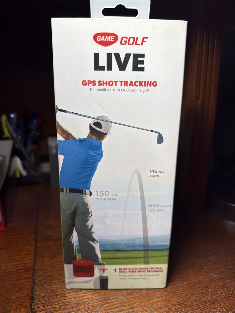 Game Golf Live GPS Shot Digital Tracking System Bluetooth Enabled