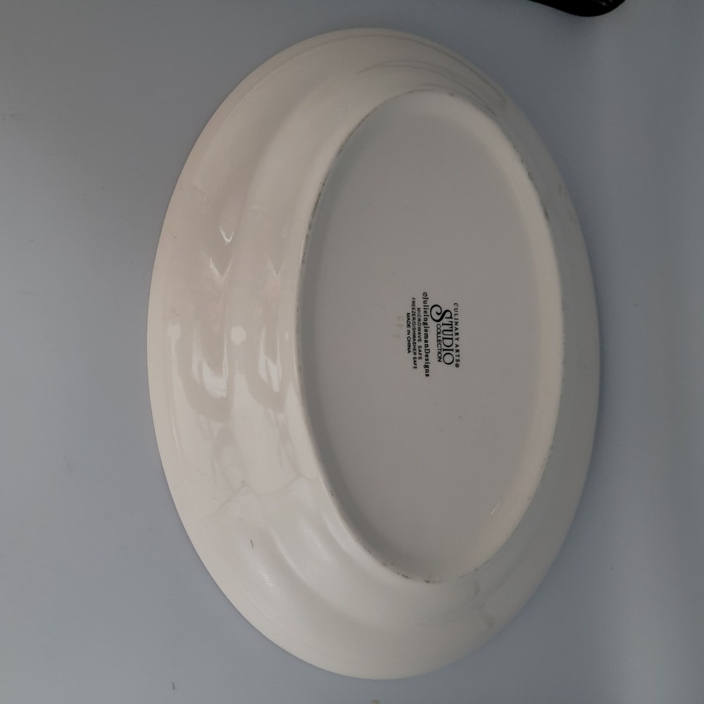 Culinary Arts STUDIO Collection Oval Serving Platter EC 14.5"