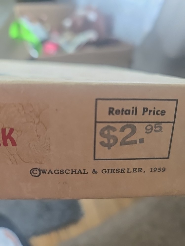 1959 RYTH' MATIK GAME SCRAMBLED NUMBERS