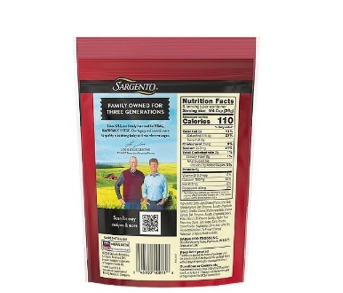 Sargento Sharp Shredded Cheddar Natural Cheese, 8 oz (2 Pack)