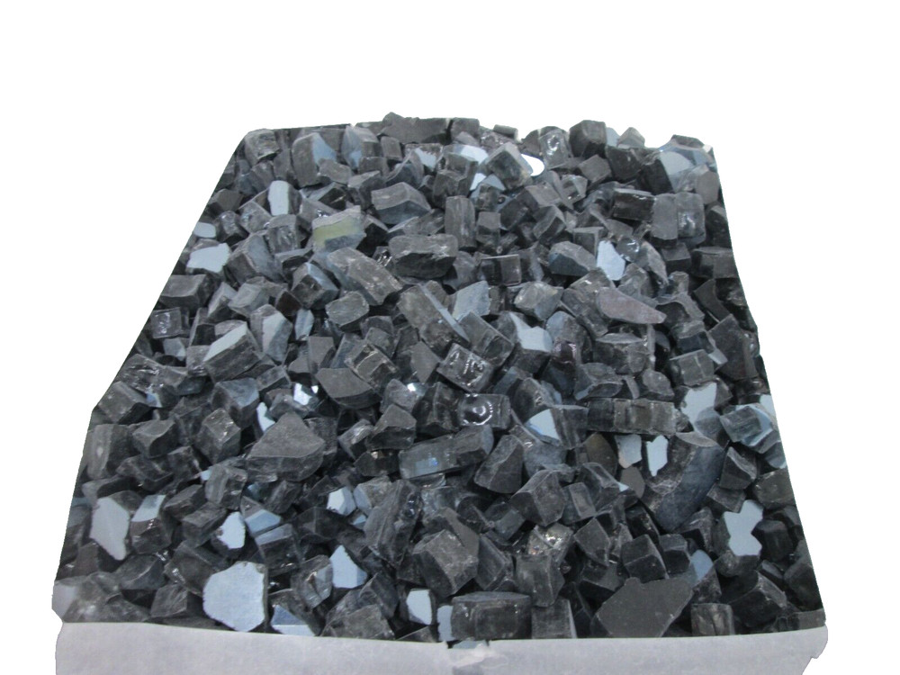 10 lbs Fire Black Fire Glass Pit Rock Fireplace 1/2" + - for Propane Fire Pit