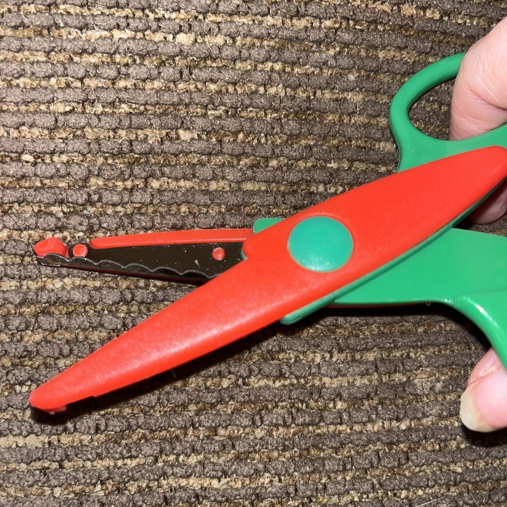 Paper Edge Scissors Set of 6 Different Patterns Craft Scissors