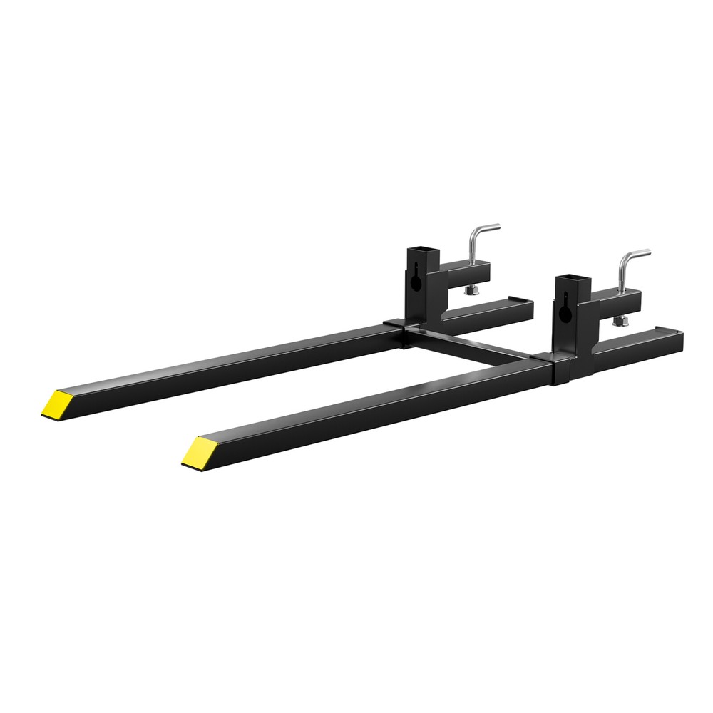 60" 4500LBS Clamp W/ Adjustable Stabilizer Bar For Tractor Forks Loader Bucket