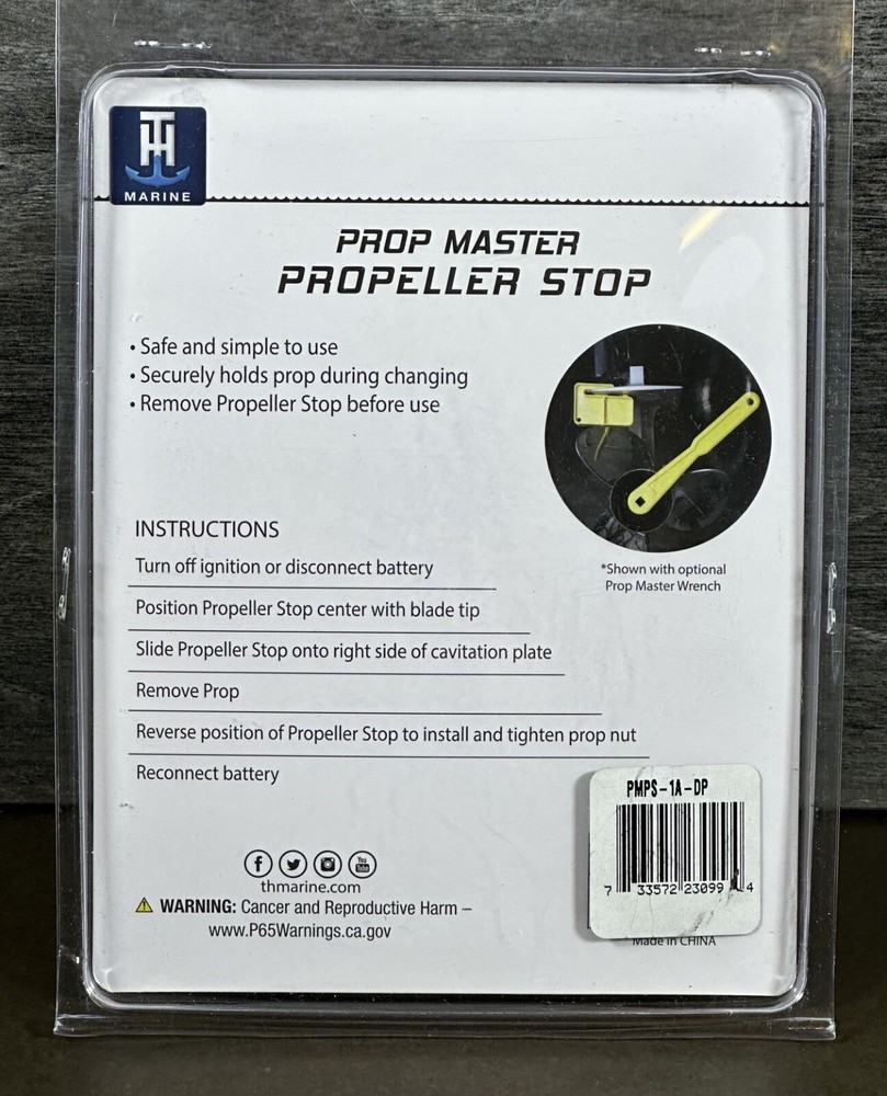 T-H Marine Prop Master Propeller Stop #PMPS-1A-DP