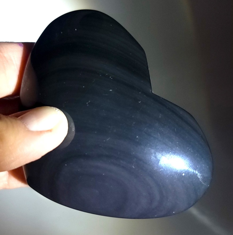 Rainbow Obsidian Heart- WYSIWYG