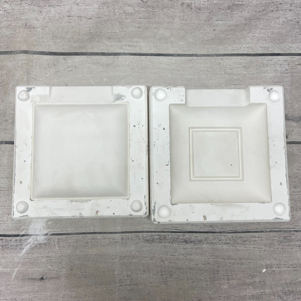 2009 Petro Mold Ceramic Casting Mold 6" Square  Plate #1837