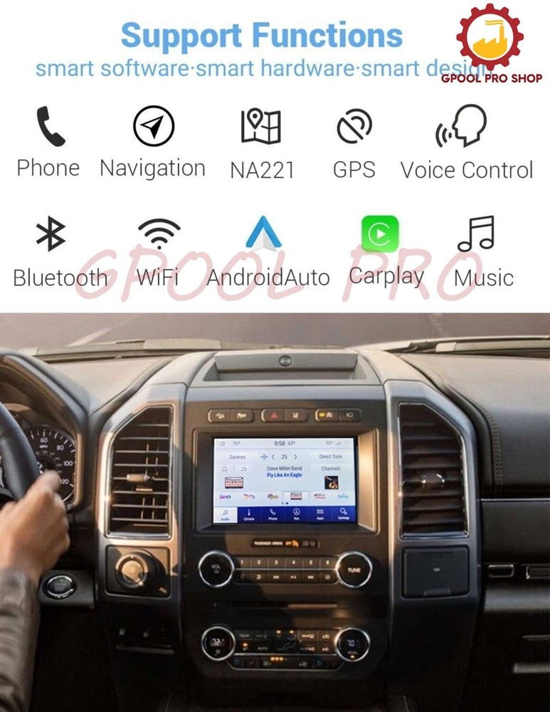 Factory SYNC 2 to SYNC 3 3.4 Upgrade Kit APIM Module Carplay Fit for Ford Sync3
