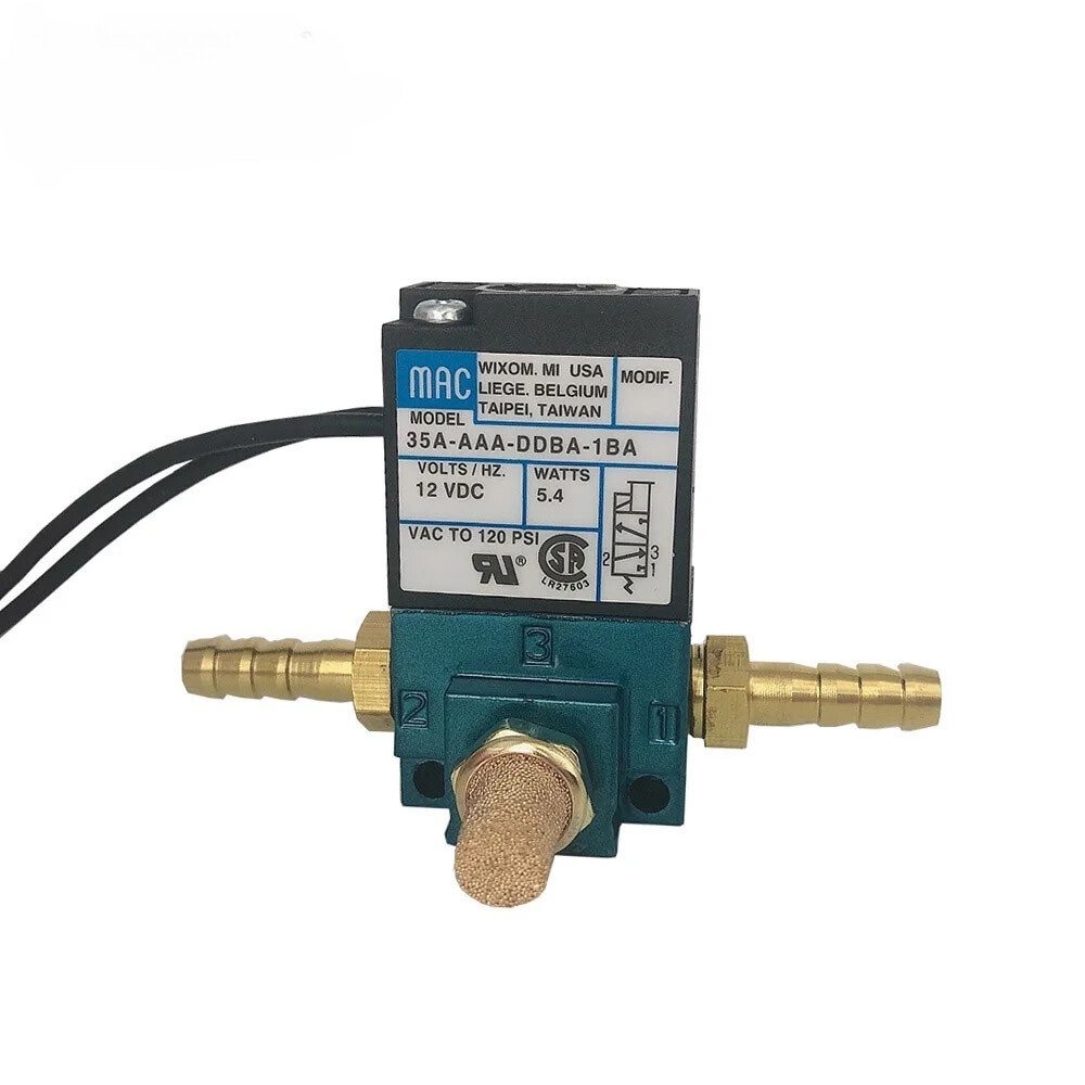 12v 3 Port Electronic Boost Control Solenoid Valve For ECU With Brass Kits MAC