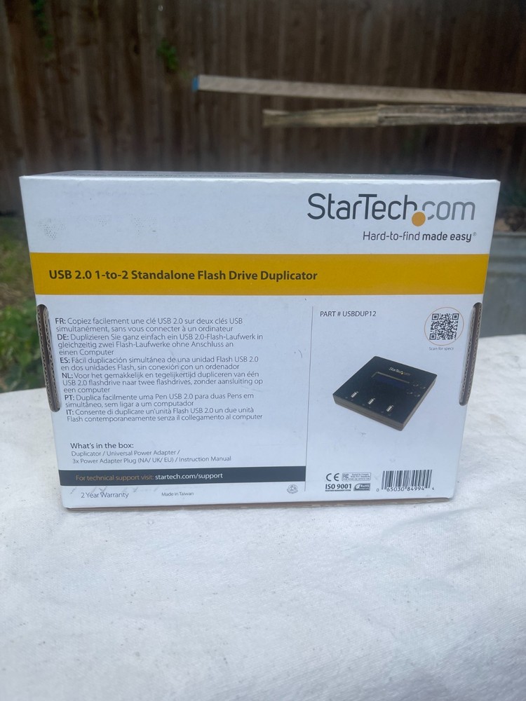 StarTech USBDUP12 1:2 USB 2.0 Duplicator & Eraser