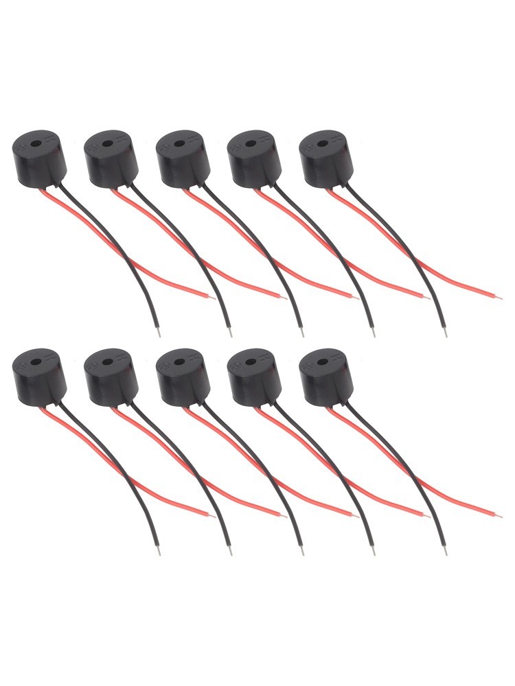 Sensitive Trigger Active Piezo Beeper 10Pcs Buzzer for Motorcycles 12V