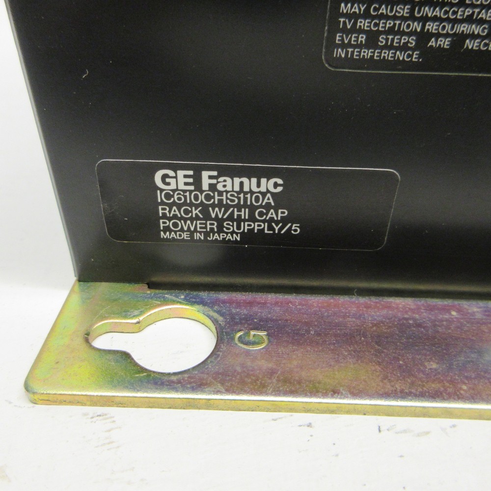 GE Fanuc IC610CHS110A Rack w/ Power Supply, Input Module, Output Module, Fillers