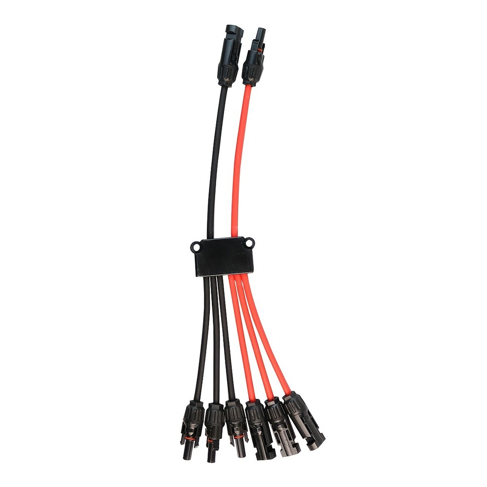 Solar Connector Cable Y Branch Parallel Splitter Adapter for Solar Panel PV