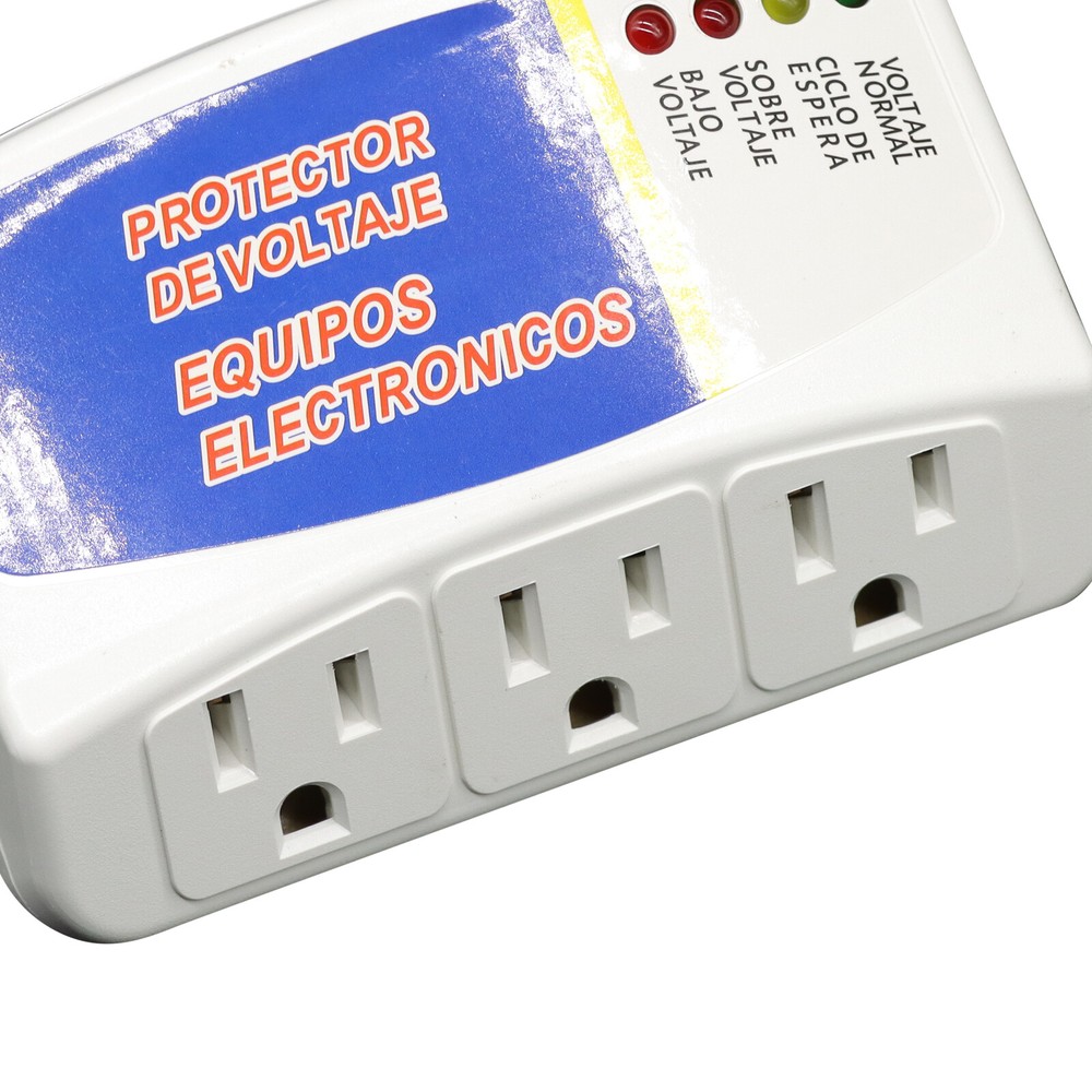 Protector de Voltaje 120v con perilla ajustable Para Dispositivos brownout