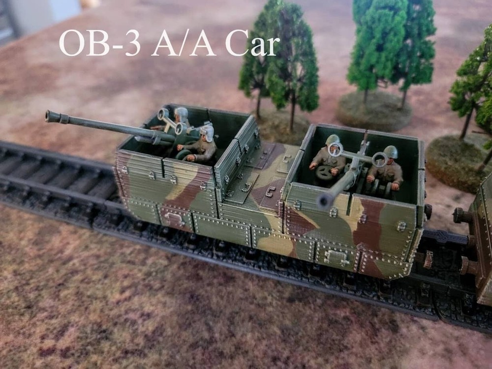 Soviet Armored Train w/tracks 20mm 1/72