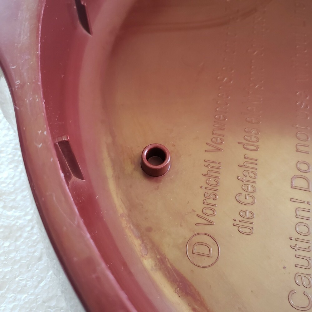 NuWave Pro Plus Oven Red Replacement Parts Bottom Base ONLY