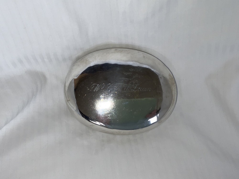 Antique Sterling Silver Repousse Box