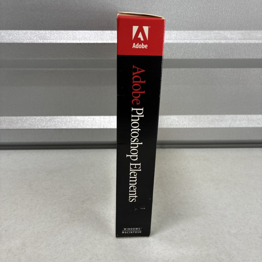 Original Adobe Photoshop Elements For Win & Mac User Guide And CD*NEW*