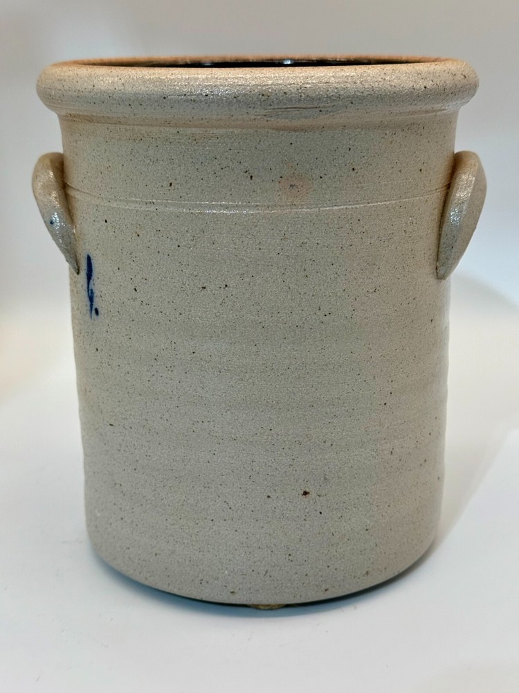 1990 Rowe Pottery Salt Glaze Crock